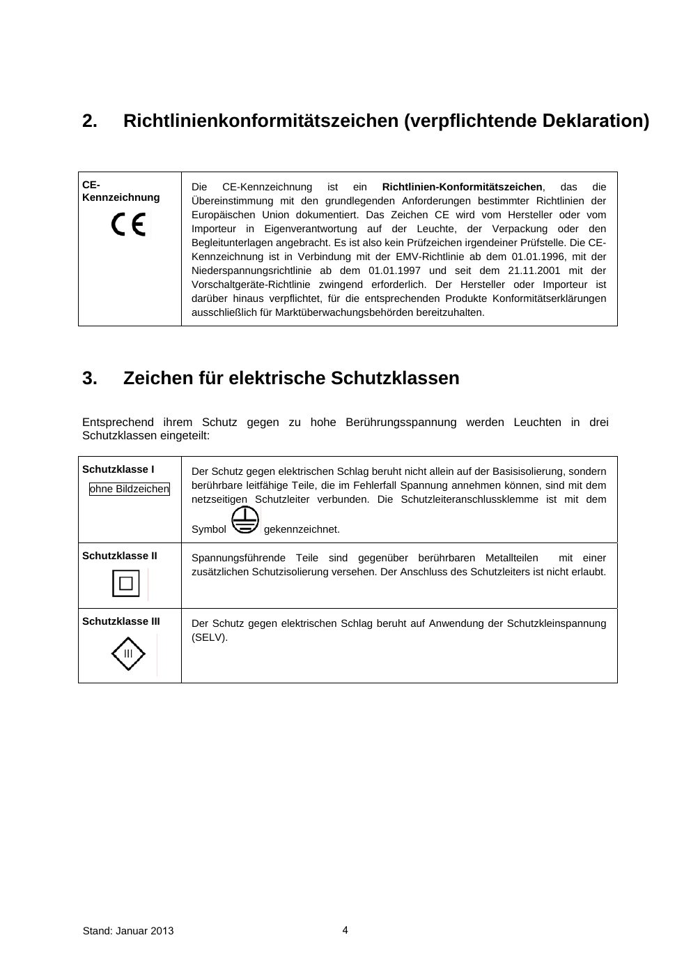 Originalsymbole und Erläuterungen aus dem Grundlagendokument