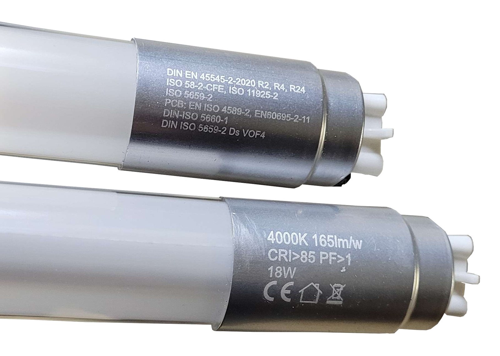 SUPERIS RAIL LED-Bahnröhren mit sichtbaren Bahn-Normen und Produktkennzeichnung